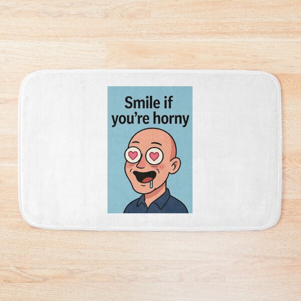 Item preview, Smile If You're Horny | Cheeky Funny Shirt designed and sold by FatCatStudios.