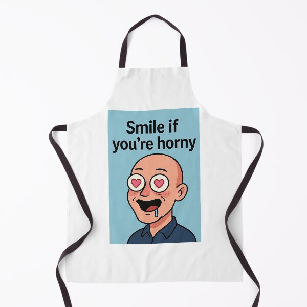 Item preview, Smile If You're Horny | Cheeky Funny Shirt designed and sold by FatCatStudios.