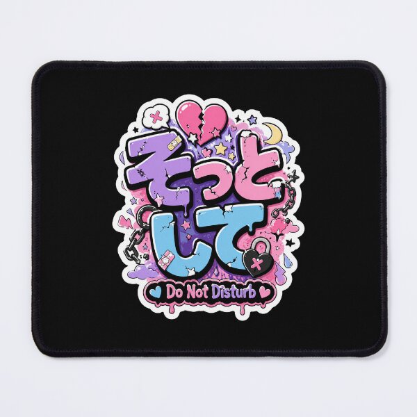 Item preview, Do Not Disturb Japanese Kanji Pop Art (そっとして) - Cute Introvert Mood Design designed and sold by Japan-kanji-ya.