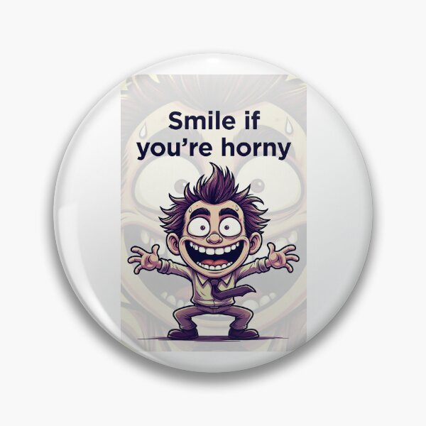 Item preview, Smile If You're Horny | Cheeky Funny Shirt designed and sold by FatCatStudios.