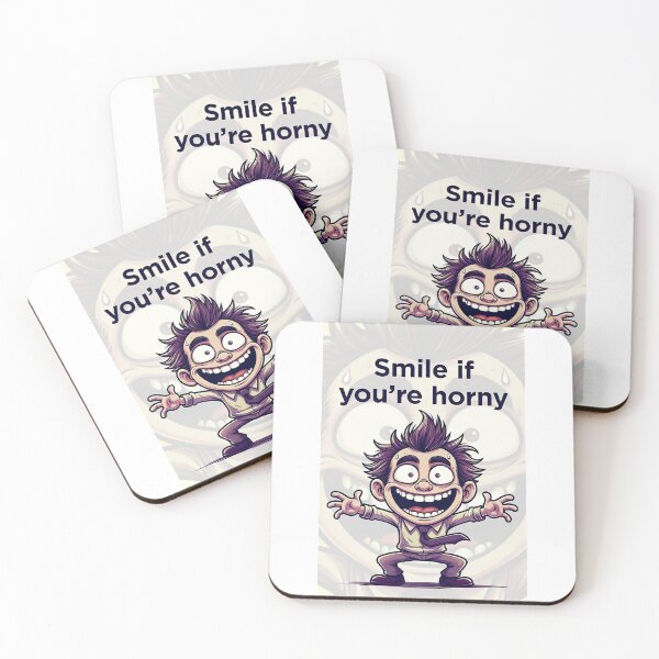 Item preview, Smile If You're Horny | Cheeky Funny Shirt designed and sold by FatCatStudios.