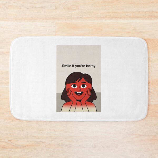 Item preview, Smile If You're Horny | Cheeky Funny Shirt designed and sold by FatCatStudios.