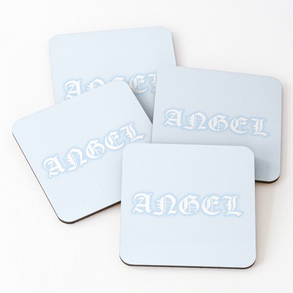 Item preview, Pastel "Angel" Gothic Old English Text | Cute Blue Y2K Gothic Typography designed and sold by KawaiiTexts.