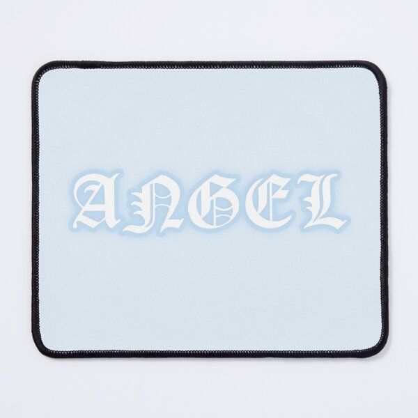 Item preview, Pastel "Angel" Gothic Old English Text | Cute Blue Y2K Gothic Typography designed and sold by KawaiiTexts.