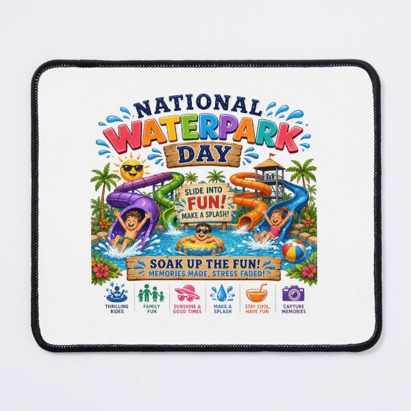Item preview, National Waterpark Day designed and sold by LewpyG.