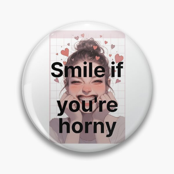 Item preview, Smile If You're Horny | Cheeky Funny Shirt designed and sold by FatCatStudios.