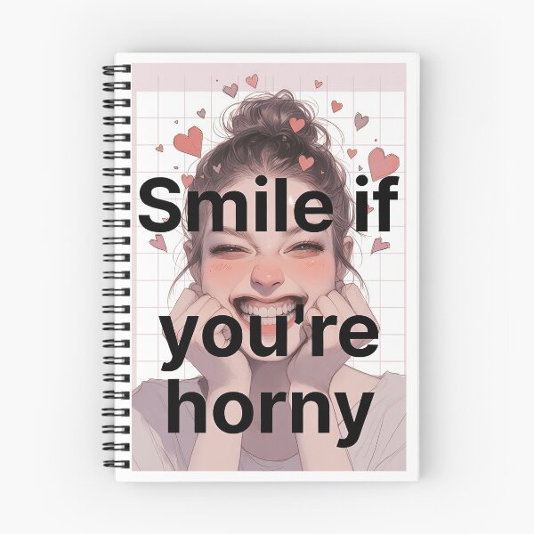 Item preview, Smile If You're Horny | Cheeky Funny Shirt designed and sold by FatCatStudios.