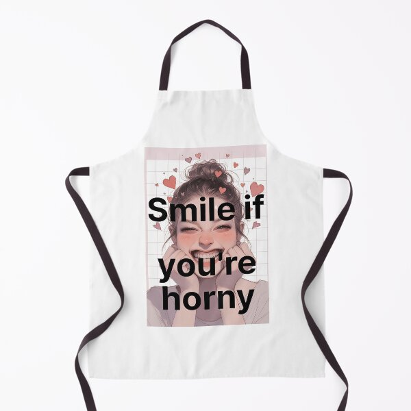 Item preview, Smile If You're Horny | Cheeky Funny Shirt designed and sold by FatCatStudios.