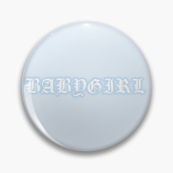 Item preview, Pastel "Babygirl" Gothic Old English Text | Cute Blue Y2K Gothic Typography designed and sold by KawaiiTexts.