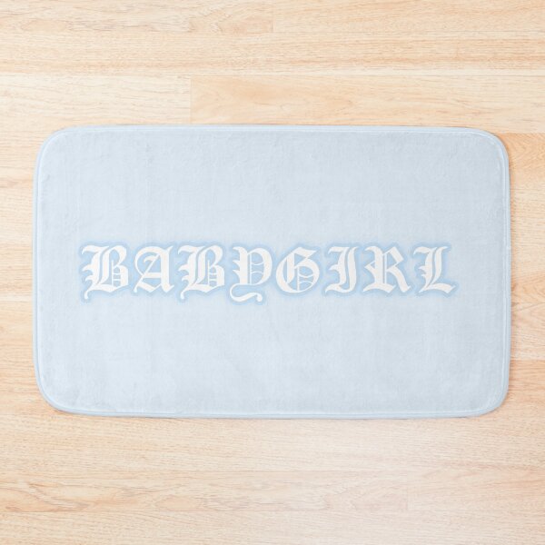 Item preview, Pastel "Babygirl" Gothic Old English Text | Cute Blue Y2K Gothic Typography designed and sold by KawaiiTexts.