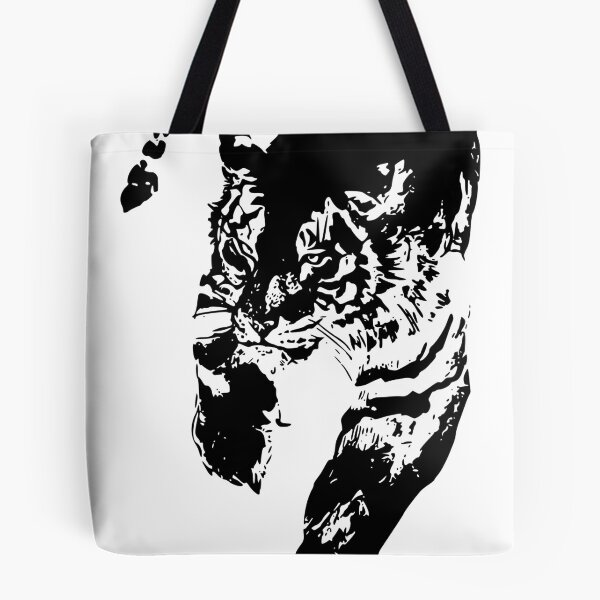 Item preview, Black & White Tiger Illustration designed and sold by Emi-sphere.