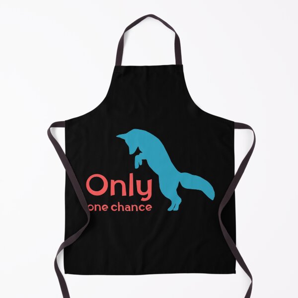 Item preview, Only One Chance Teal Fox Inspirational Quote Art designed and sold by rich-moda.