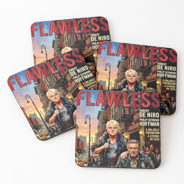 Item preview, Flawless Retro Crime Comedy Drama Tribute Art Movie Poster designed and sold by Art's Diner.