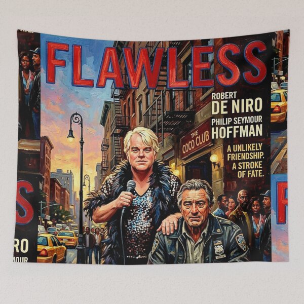 Item preview, Flawless Retro Crime Comedy Drama Tribute Art Movie Poster designed and sold by Art's Diner.