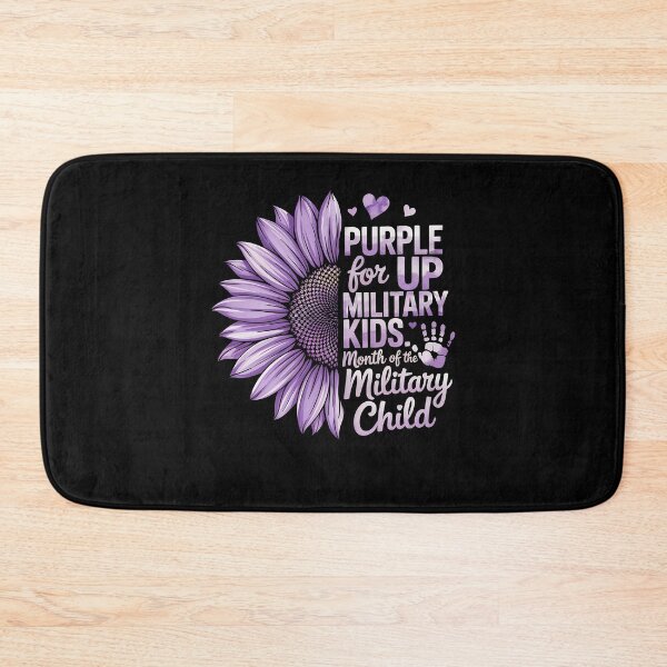 Item preview, Purple For Up Military Kids. Month Of The Military Child Military Family Support designed and sold by SofenArt.