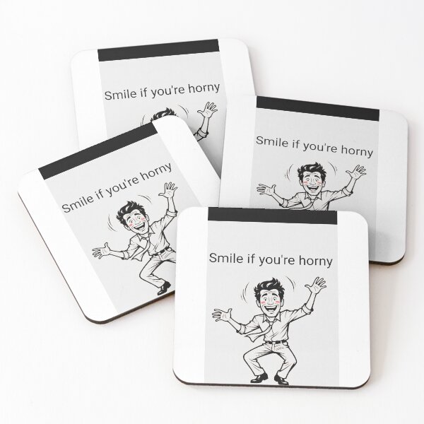 Item preview, Smile If You're Horny | Cheeky Funny Shirt designed and sold by FatCatStudios.