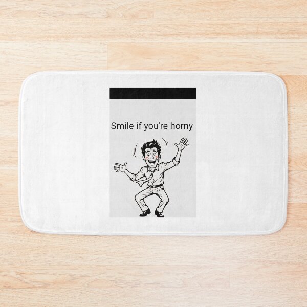 Item preview, Smile If You're Horny | Cheeky Funny Shirt designed and sold by FatCatStudios.