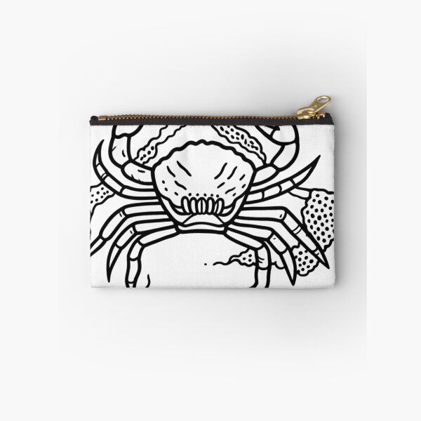 Item preview, Blackwork Tattoo Style Crab designed and sold by Ideniquo.