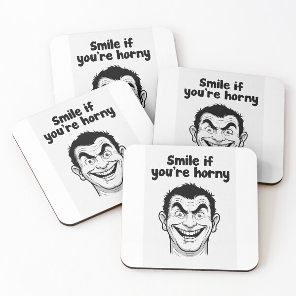 Item preview, Smile If You're Horny | Cheeky Funny Shirt designed and sold by FatCatStudios.