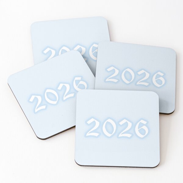 Item preview, Pastel "2026" Gothic Old English Text | Cute Blue Y2K Gothic Typography designed and sold by KawaiiTexts.