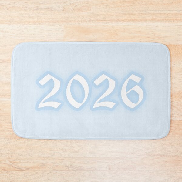 Item preview, Pastel "2026" Gothic Old English Text | Cute Blue Y2K Gothic Typography designed and sold by KawaiiTexts.