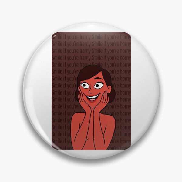 Item preview, Smile If You're Horny | Cheeky Funny Shirt designed and sold by FatCatStudios.