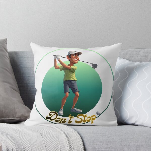 Item preview, Funny Cartoon Golfer Don't Stop Design designed and sold by CrazeShop.