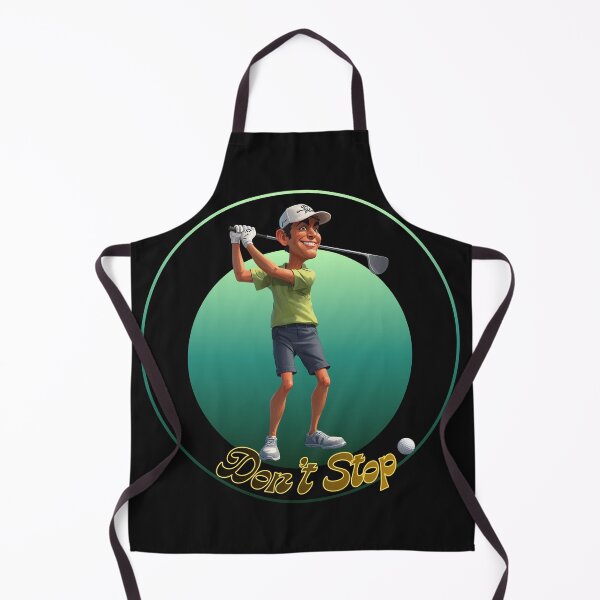 Item preview, Funny Cartoon Golfer Don't Stop Design designed and sold by CrazeShop.
