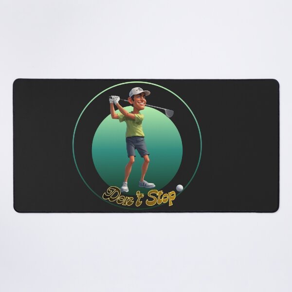Item preview, Funny Cartoon Golfer Don't Stop Design designed and sold by CrazeShop.