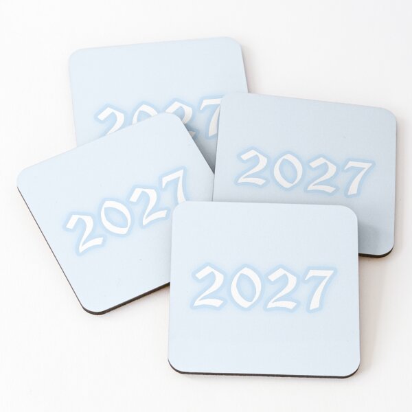 Item preview, Pastel "2027" Gothic Old English Text | Cute Blue Y2K Gothic Typography designed and sold by KawaiiTexts.