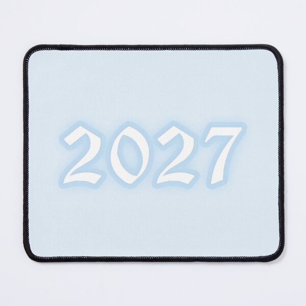 Item preview, Pastel "2027" Gothic Old English Text | Cute Blue Y2K Gothic Typography designed and sold by KawaiiTexts.