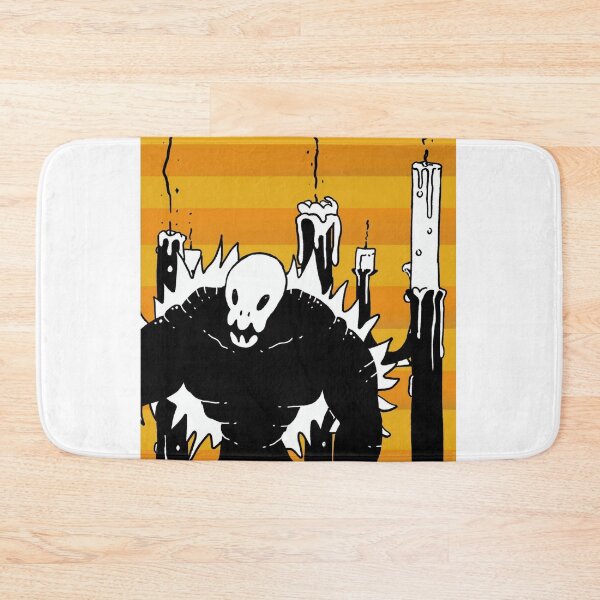 Item preview, Skull Knight Candles Orange Stripes Dark designed and sold by Out-Of-Gooos.