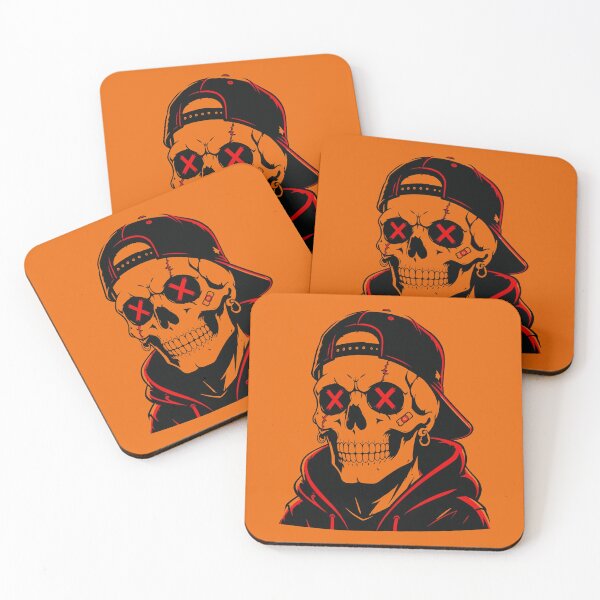 Item preview, Skull Streetwear Rebel - Red and Black Gamer Logo designed and sold by RAYBIL.