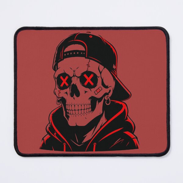 Item preview, Skull Streetwear Rebel - Red and Black Gamer Logo designed and sold by RAYBIL.