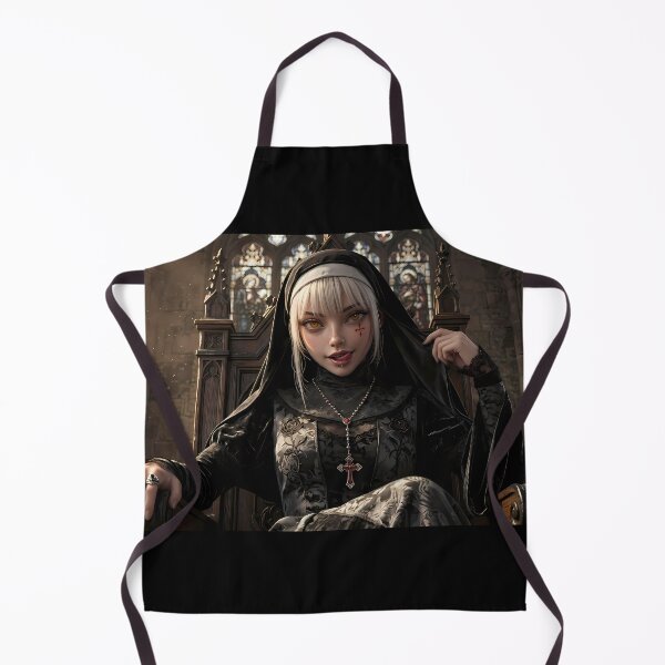 Item preview, Platinum Combat Nun Fantasy Warrior designed and sold by GalleryBrisArt.