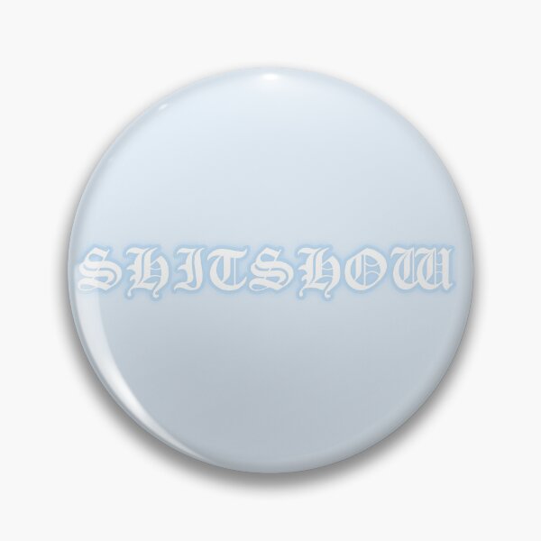 Item preview, Pastel "Shitshow" Gothic Old English Text | Cute Blue Y2K Gothic Typography designed and sold by KawaiiTexts.