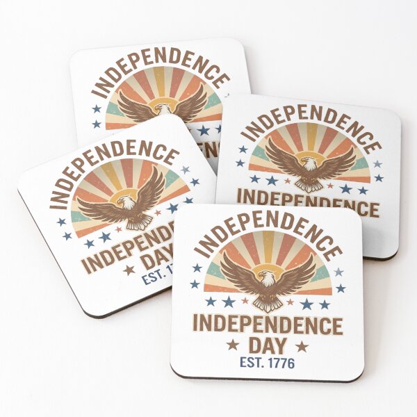 Item preview, Retro Eagle USA Independence Day 1776 Patriotic Sunburst designed and sold by InspiredCreatives.
