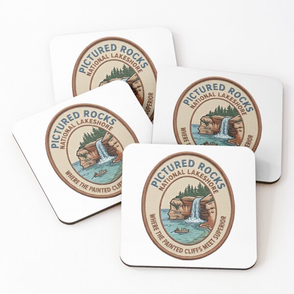 Item preview, Pictured Rocks National Lakeshore Where The Painted Cliffs Meet Superior Michigan Travel Adventure designed and sold by Simsimah26Parks.