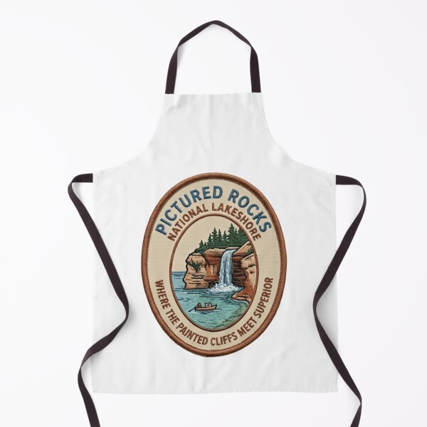 Item preview, Pictured Rocks National Lakeshore Where The Painted Cliffs Meet Superior Michigan Travel Adventure designed and sold by Simsimah26Parks.