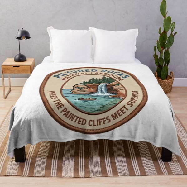 Item preview, Pictured Rocks National Lakeshore Where The Painted Cliffs Meet Superior Michigan Travel Adventure designed and sold by Simsimah26Parks.