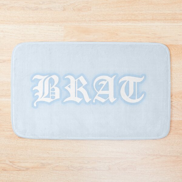 Item preview, Pastel "Brat" Gothic Old English Text | Cute Blue Y2K Gothic Typography designed and sold by KawaiiTexts.