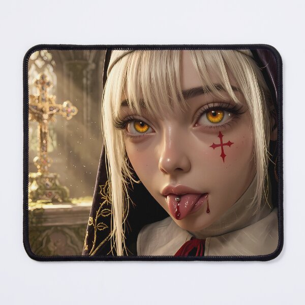 Item preview, Platinum Combat Nun Fantasy Warrior designed and sold by GalleryBrisArt.