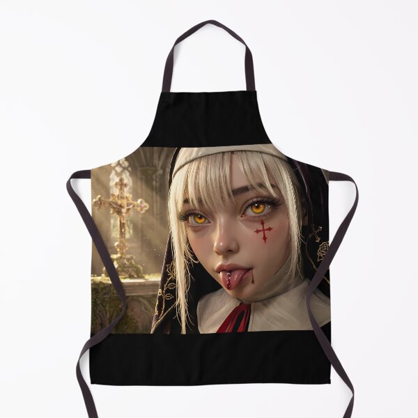 Item preview, Platinum Combat Nun Fantasy Warrior designed and sold by GalleryBrisArt.
