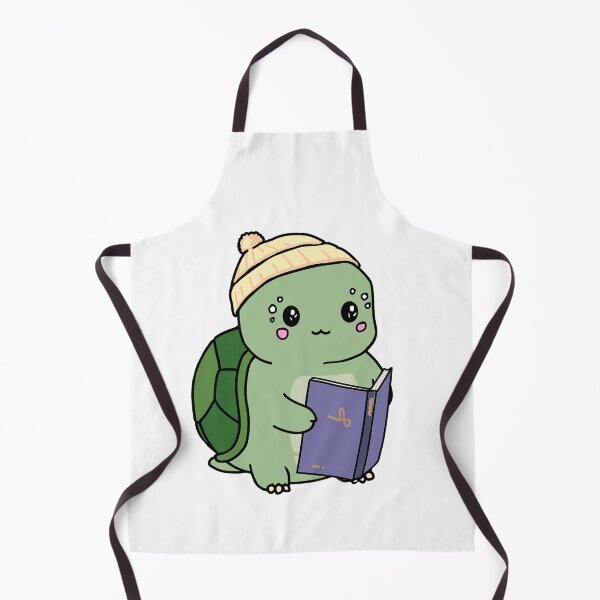 Item preview, Turtle Tobi reading a book. designed and sold by DAWNRA.