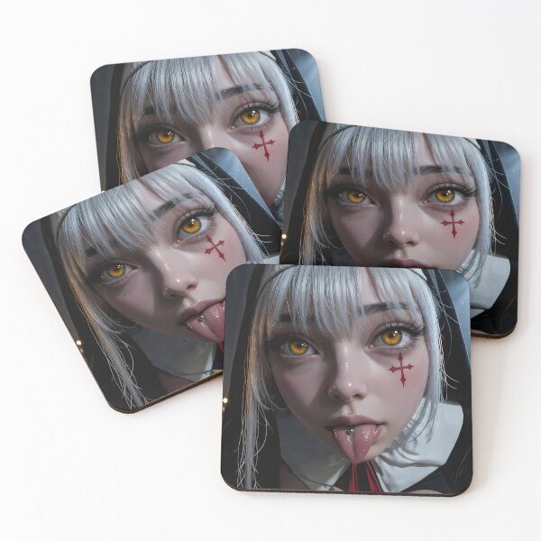 Item preview, Platinum Combat Nun Fantasy Warrior designed and sold by GalleryBrisArt.