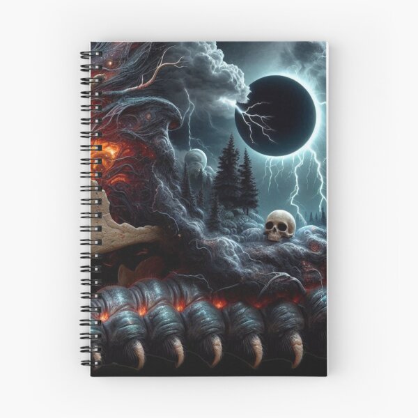 Item preview, Magma Skull and Centipede Forest – Cosmic Horror Eclipse designed and sold by LujziWorld.