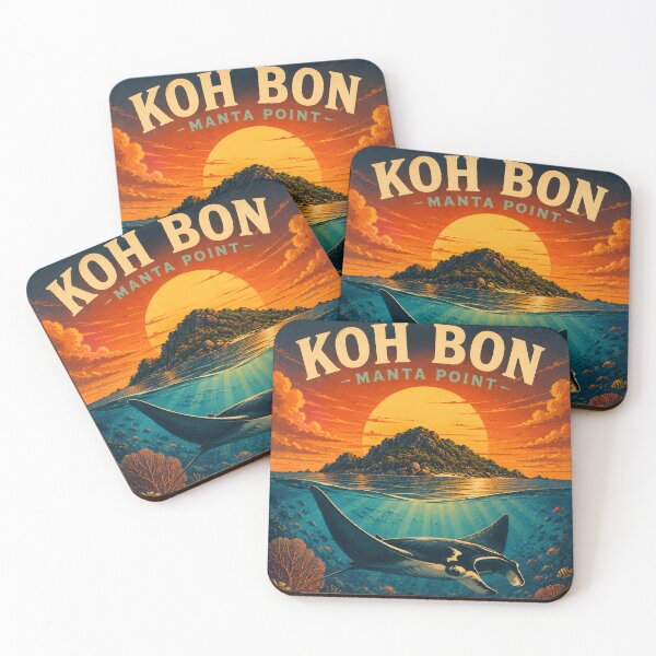Item preview, Thailand Retro Sunset Collection - Koh Bon, Manta Point designed and sold by Spirit of Siam.