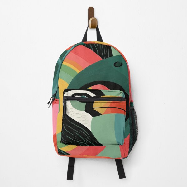 Item preview, Arte moderno abstracto de mediados de siglo: tucán geométrico, pájaro. designed and sold by Bramble County Printworks.
