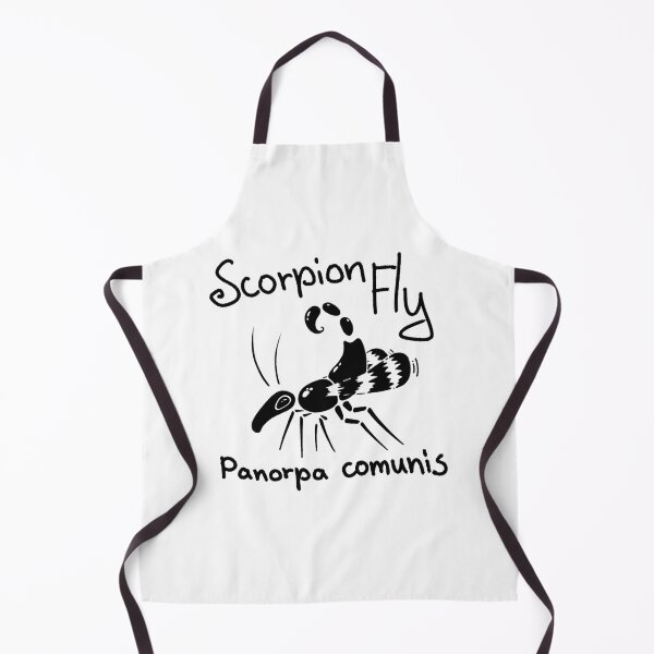 Item preview, White Line Art Scorpion Fly Panorpa Communis Insect Illustration designed and sold by RawTaxonomy.