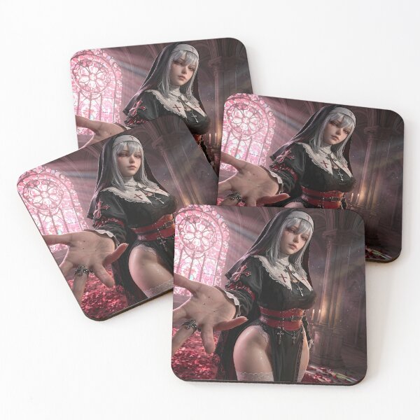 Item preview, Platinum Combat Nun Fantasy Warrior designed and sold by GalleryBrisArt.